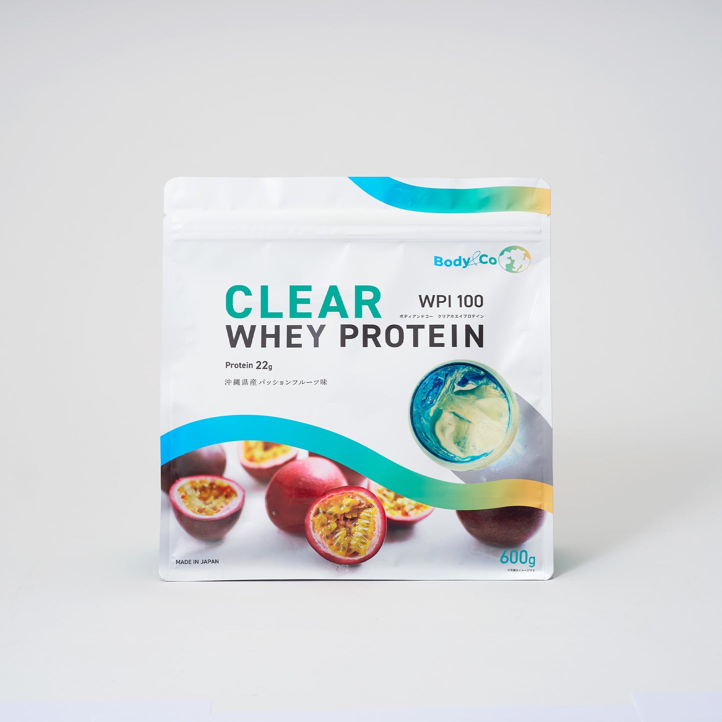 Body&Co クリアホエイプロテイン 沖縄県産パッションフルーツ味 600g